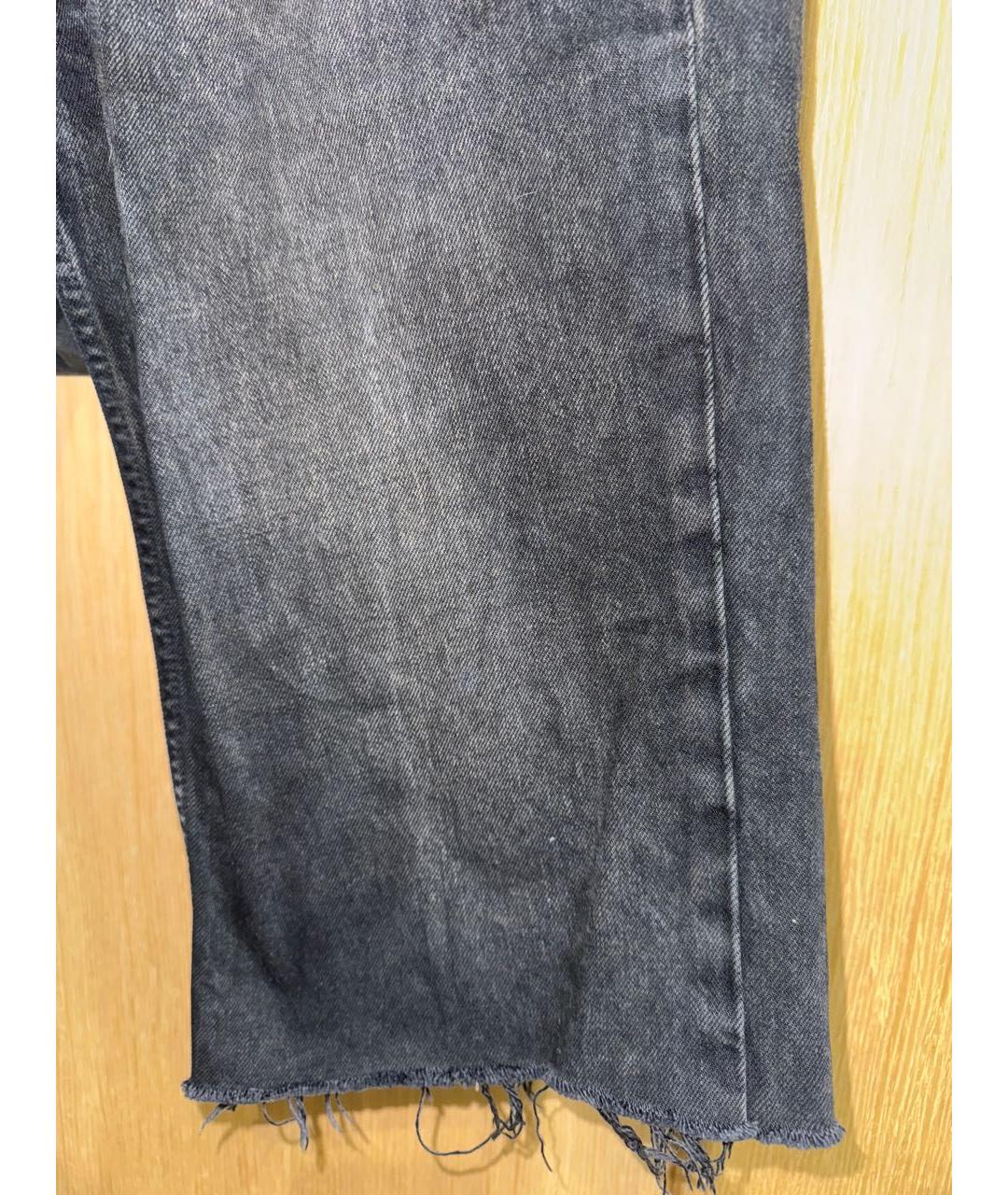 BALENCIAGA Антрацитовые деним шорты, фото 4