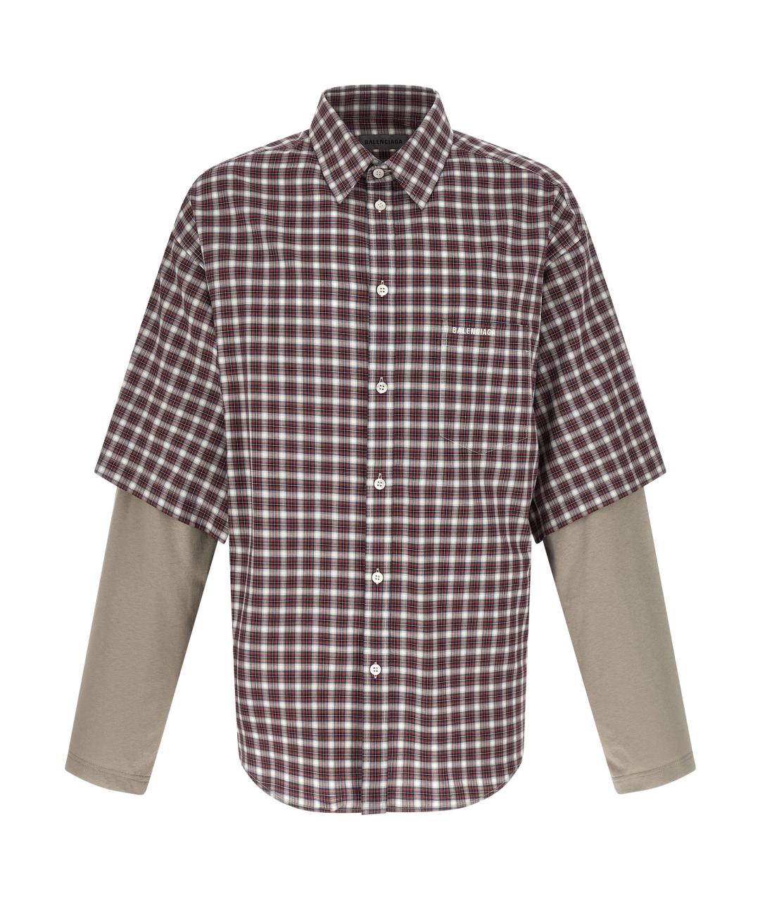 BALENCIAGA Мульти хлопковая кэжуал рубашка, фото 1