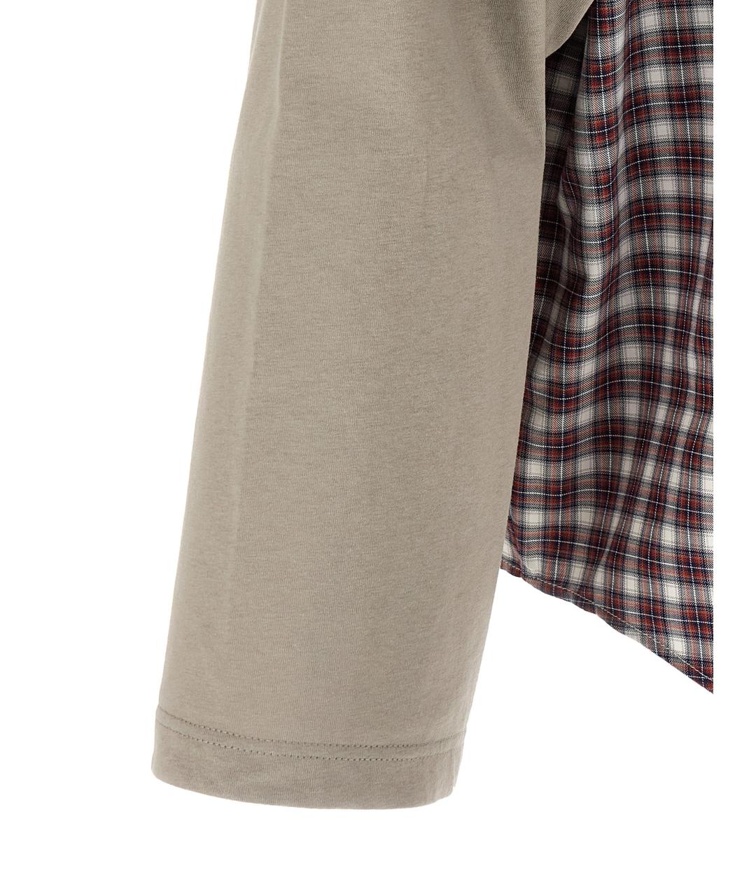 BALENCIAGA Мульти хлопковая кэжуал рубашка, фото 4