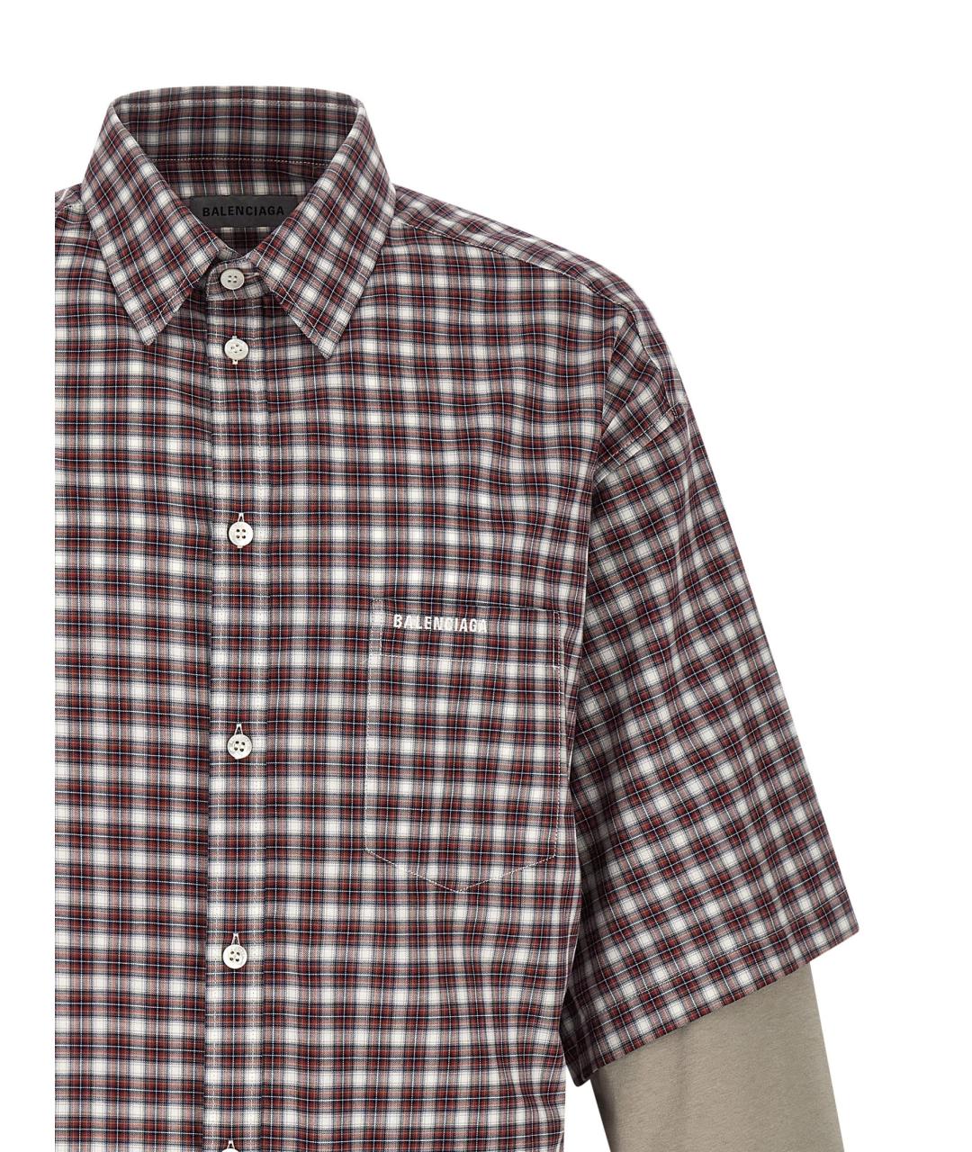 BALENCIAGA Мульти хлопковая кэжуал рубашка, фото 3