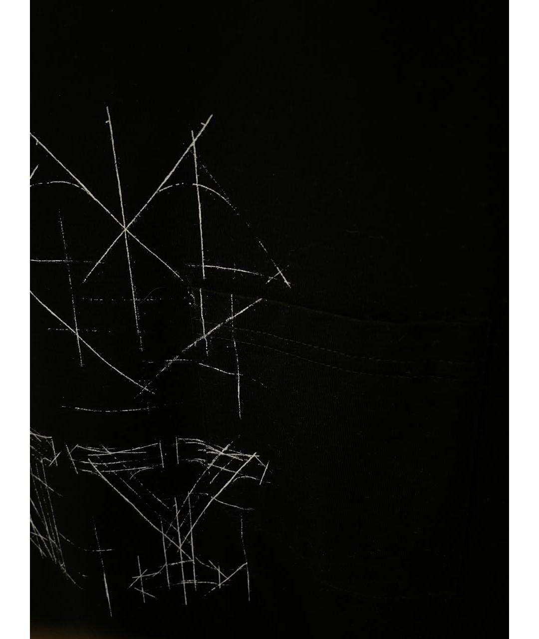 TAKAHIROMIYASHITA THE SOLOIST Черная хлопковая футболка, фото 4