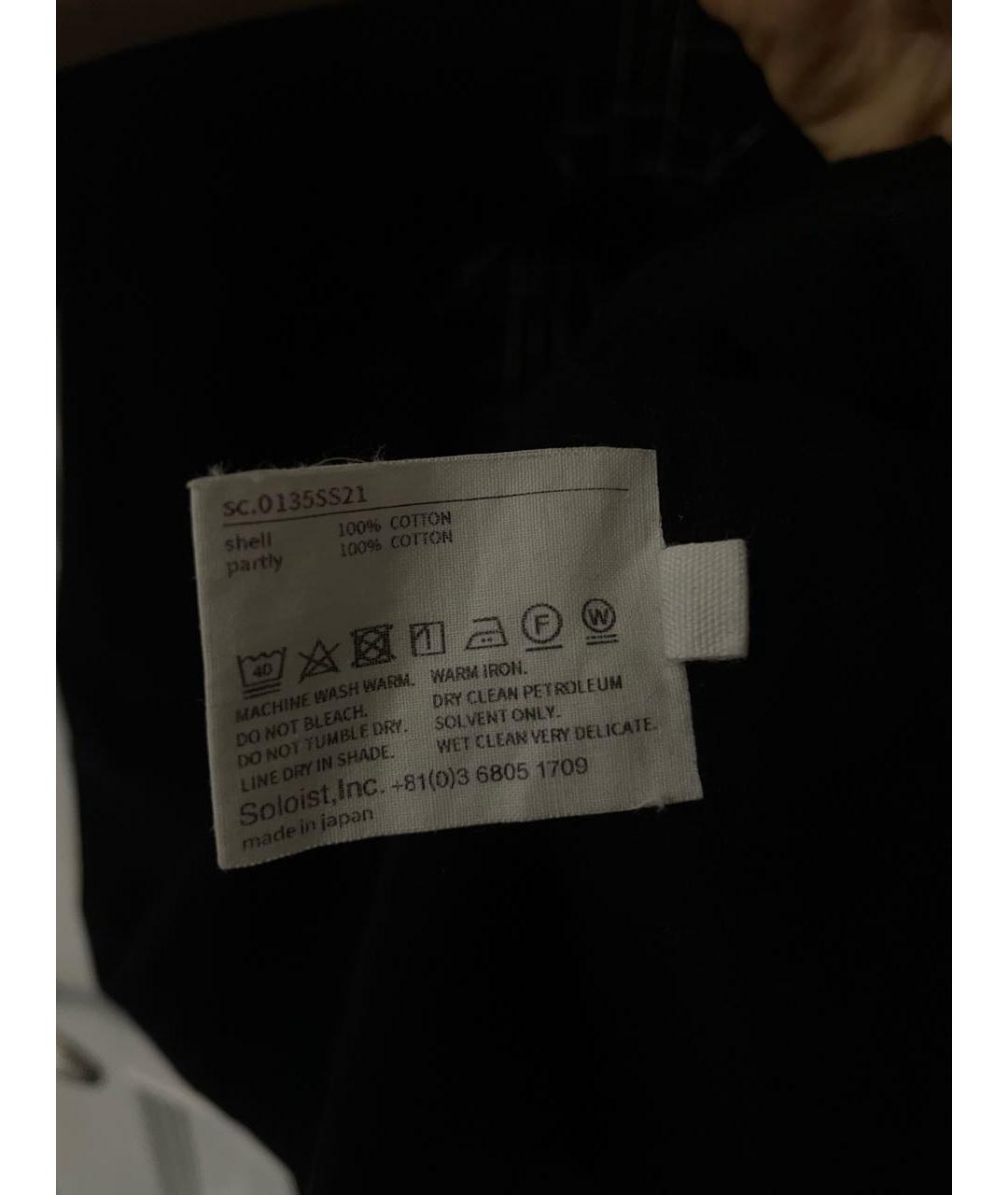 TAKAHIROMIYASHITA THE SOLOIST Черная хлопковая футболка, фото 6