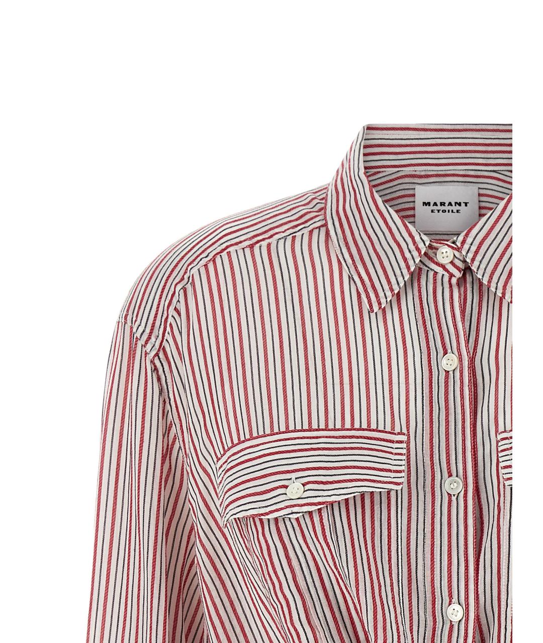 ISABEL MARANT ETOILE Красная хлопковая рубашка, фото 3