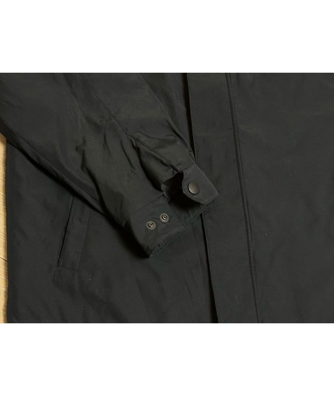 YVES SAINT LAURENT BEAUTY Черное полиэстеровое пальто, фото 4