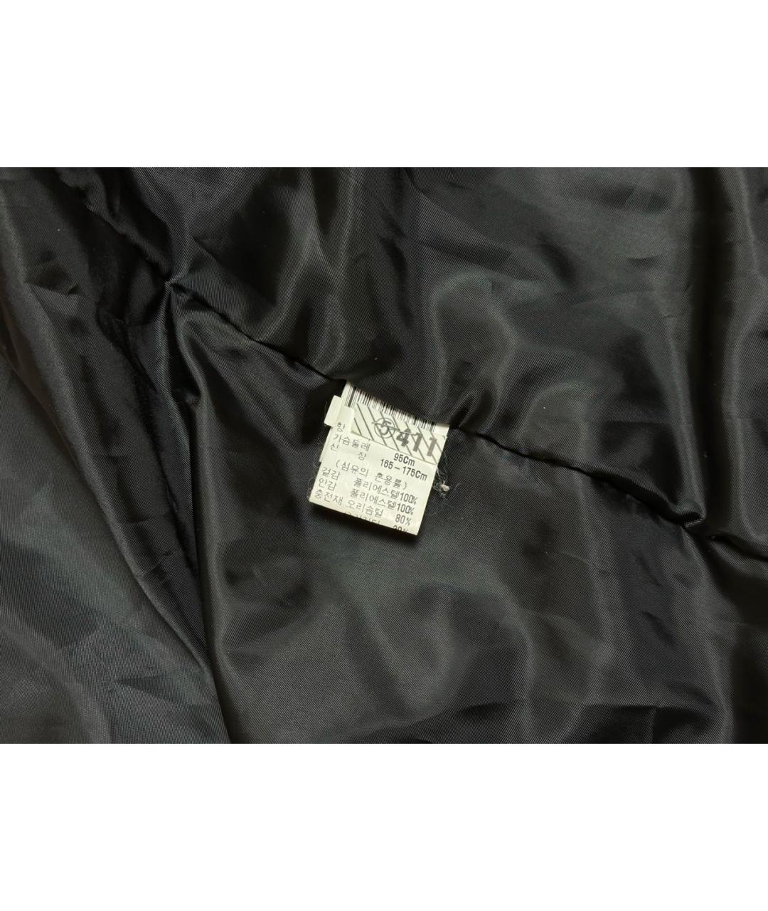 YVES SAINT LAURENT BEAUTY Черное полиэстеровое пальто, фото 7