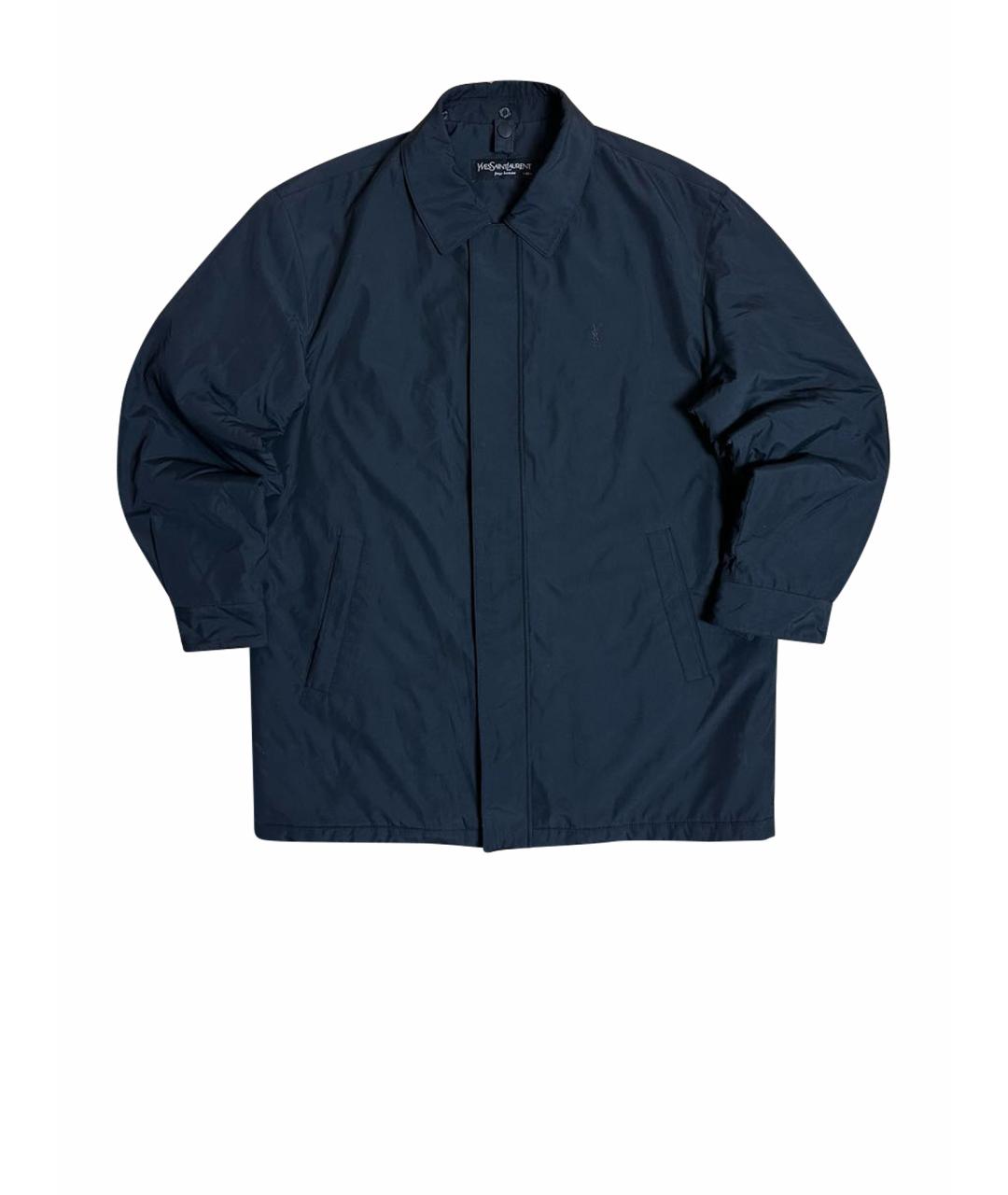 YVES SAINT LAURENT BEAUTY Черное полиэстеровое пальто, фото 1