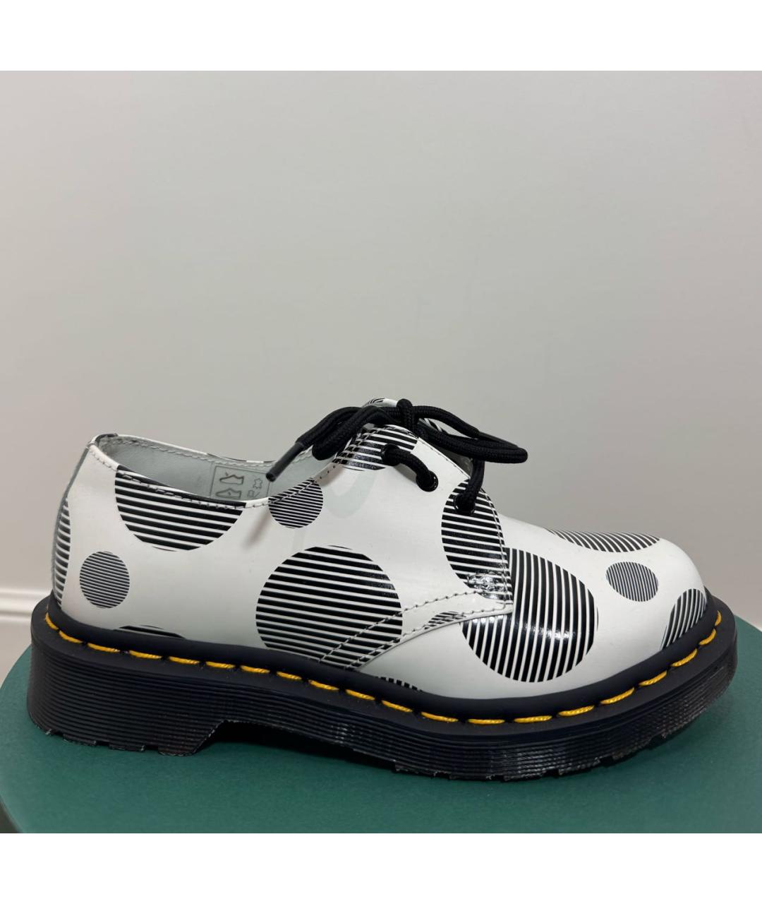 DR. MARTENS Белые кожаные брогги и оксфорды, фото 6