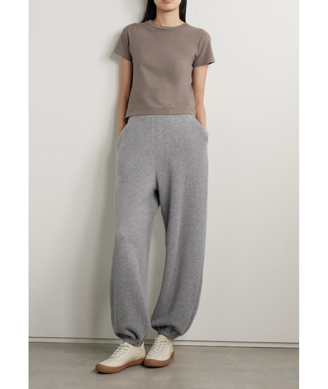 THE ROW Серый кашемировый костюм с брюками, фото 5