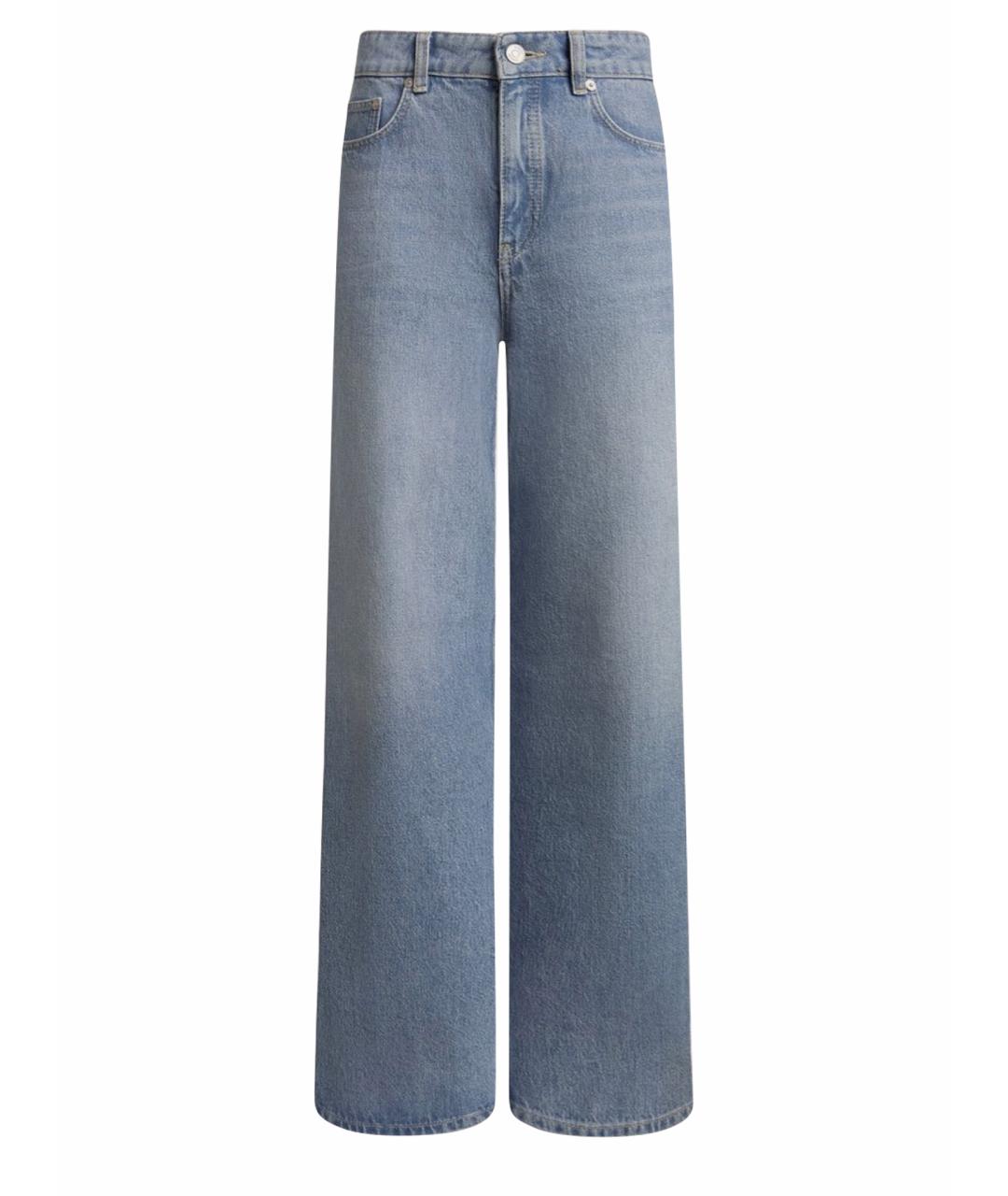 12 STOREEZ Голубые джинсы клеш, фото 1