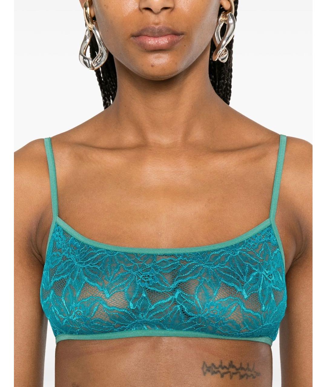 DRIES VAN NOTEN Бирюзовый бюстгалтеры, фото 2