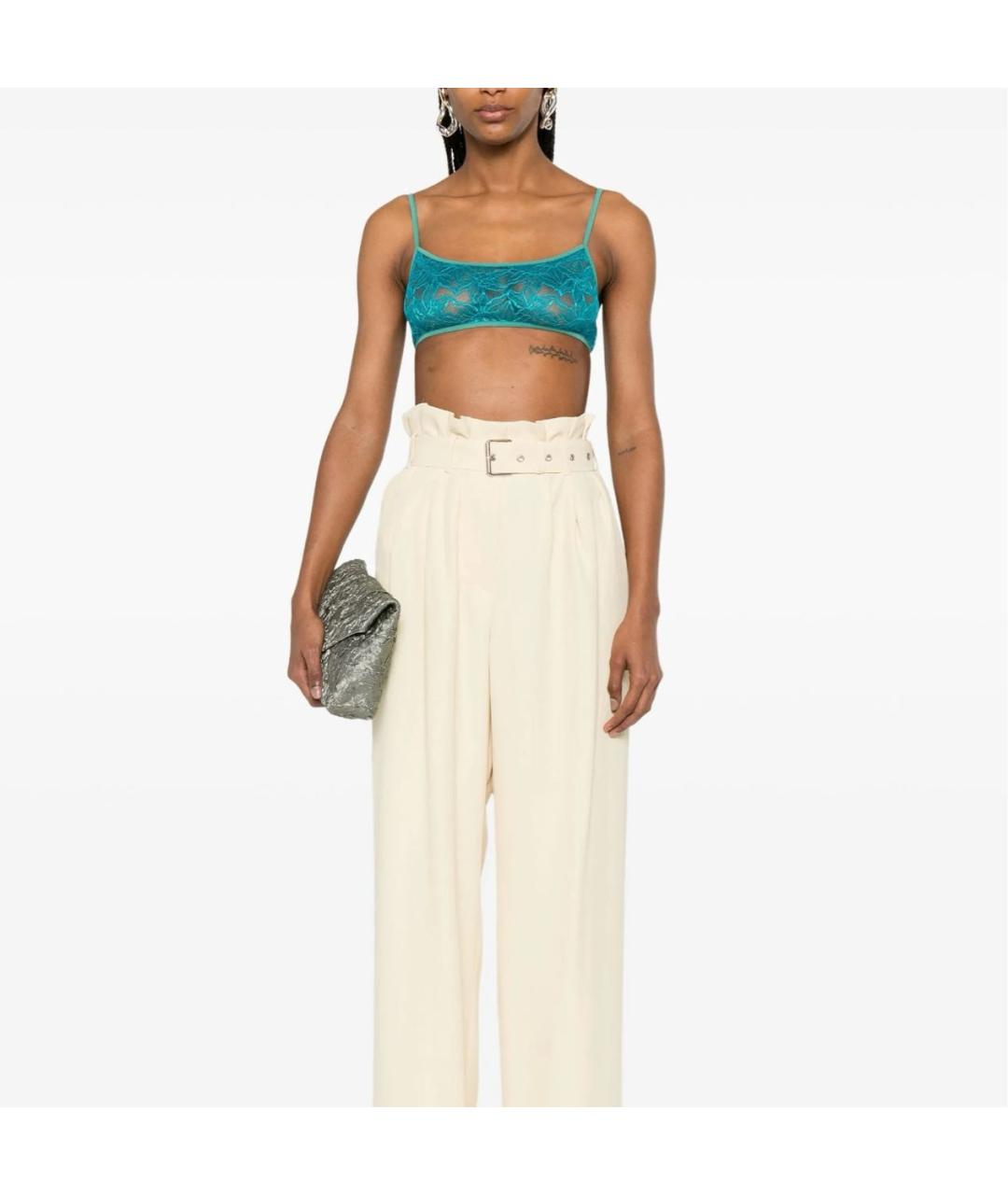 DRIES VAN NOTEN Бирюзовый бюстгалтеры, фото 6