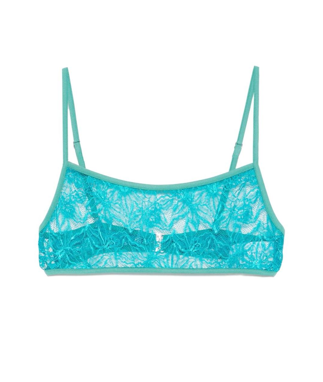 DRIES VAN NOTEN Бирюзовый бюстгалтеры, фото 7