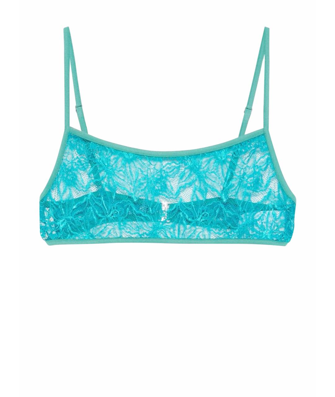 DRIES VAN NOTEN Бирюзовый бюстгалтеры, фото 1