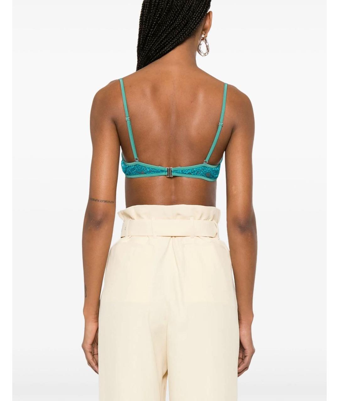 DRIES VAN NOTEN Бирюзовый бюстгалтеры, фото 3