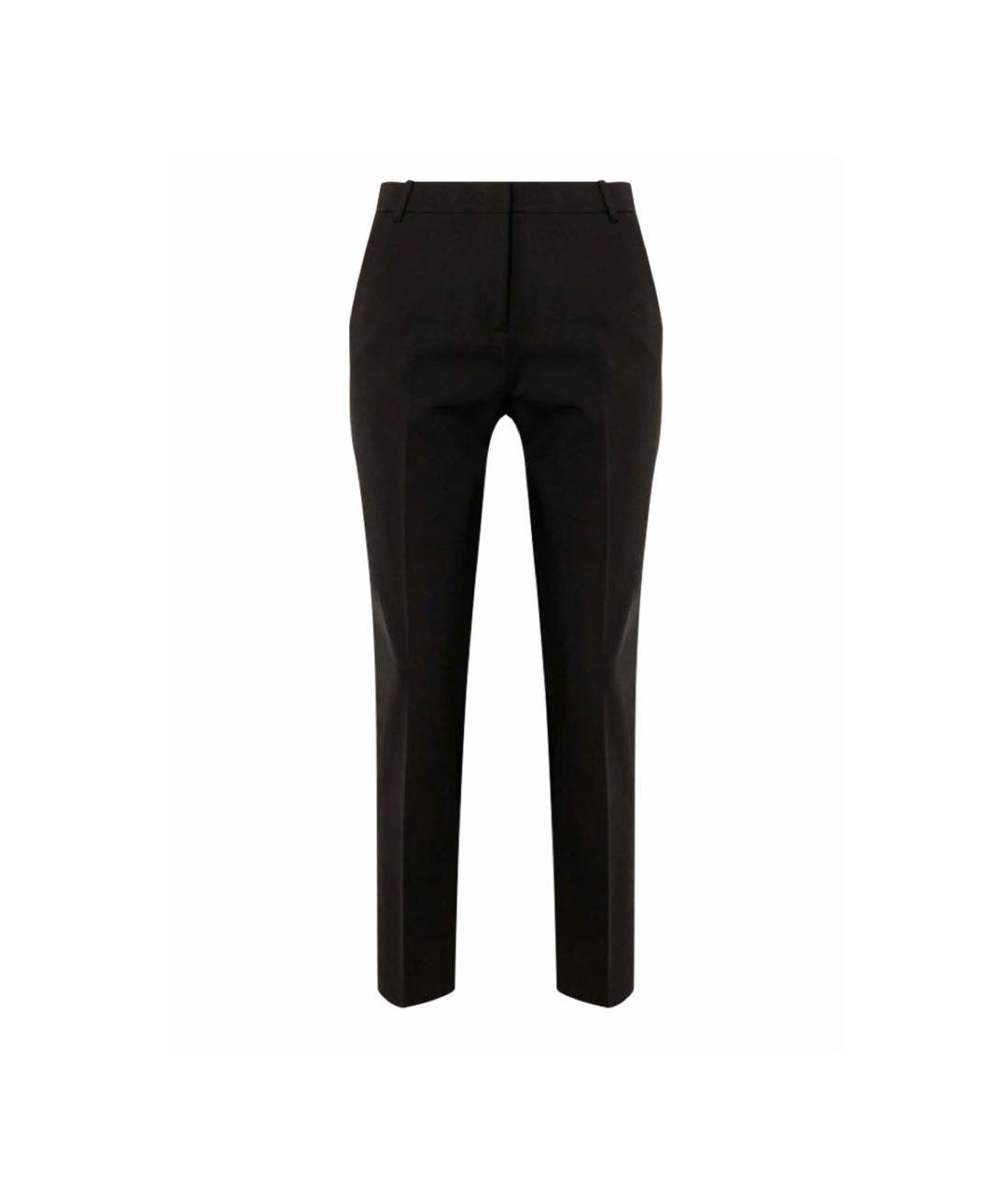 PINKO Черные полиэстеровые брюки узкие, фото 9