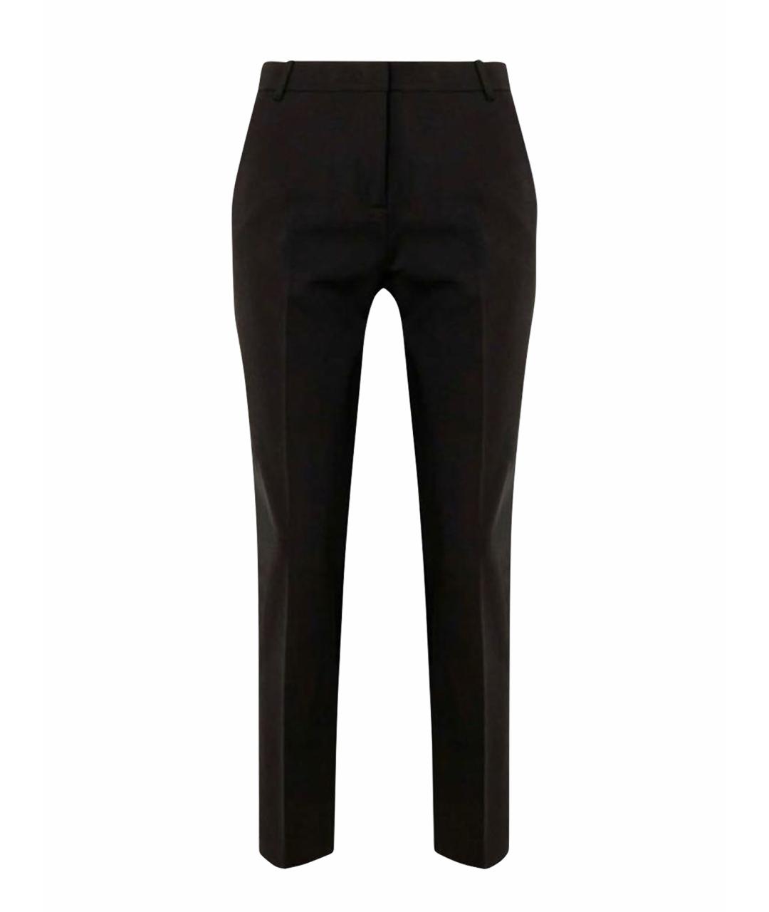PINKO Черные полиэстеровые брюки узкие, фото 1