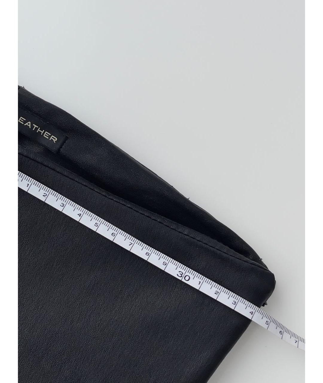 BALENCIAGA Черные кожаные леггинсы и велосипедки, фото 6