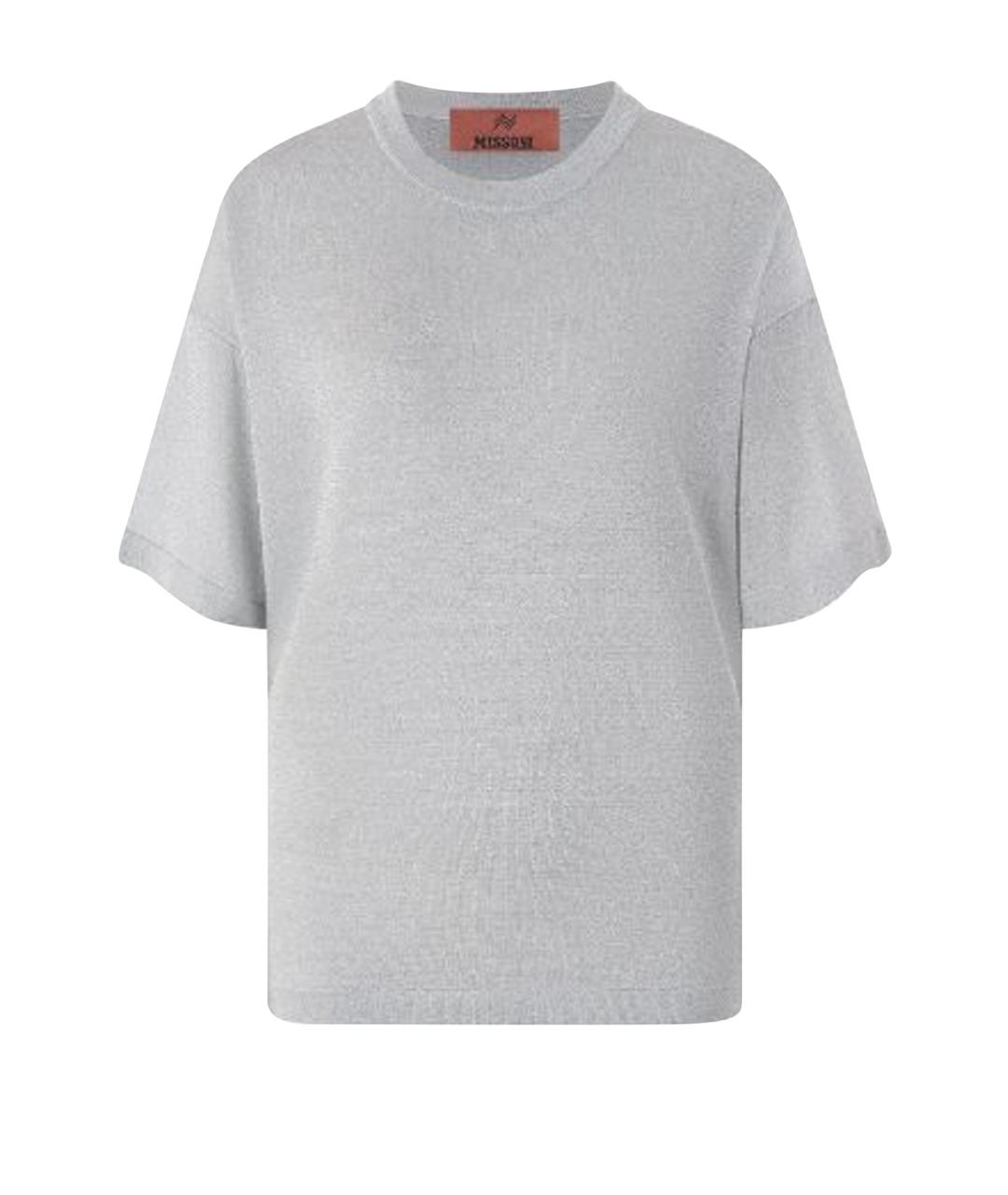 M MISSONI Голубая футболка, фото 1