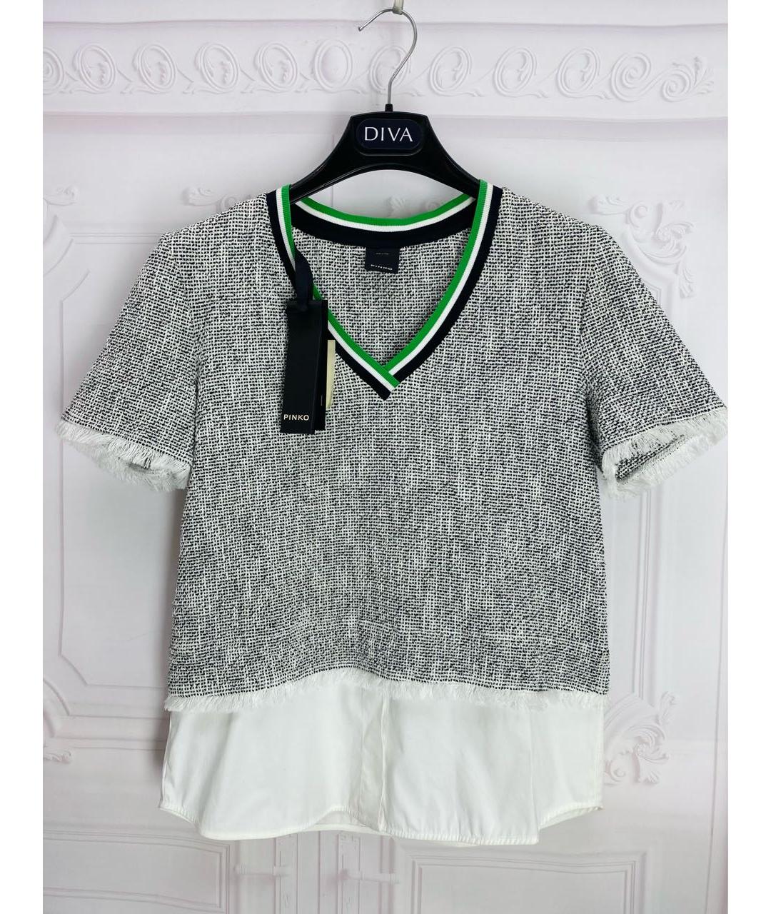 PINKO Хлопковая блузы, фото 4