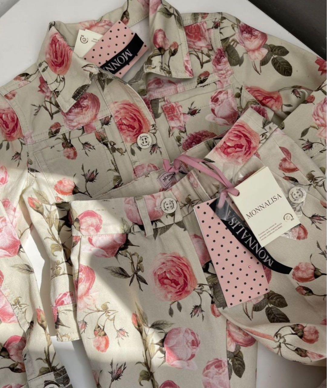 MONNALISA Хаки хлопковый комплект, фото 2