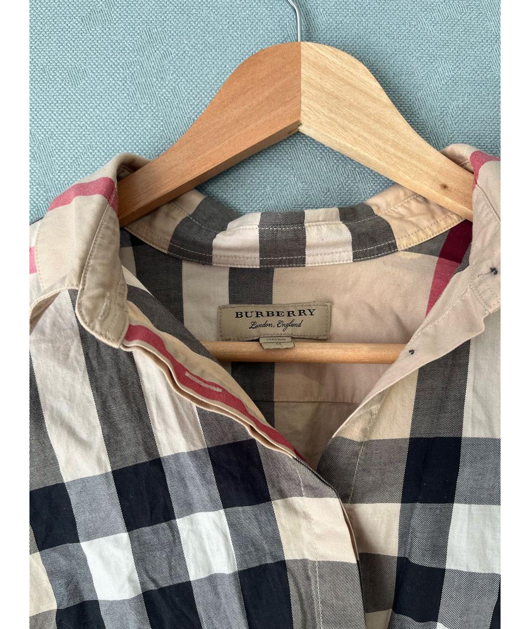 BURBERRY Мульти хлопковая рубашка, фото 3