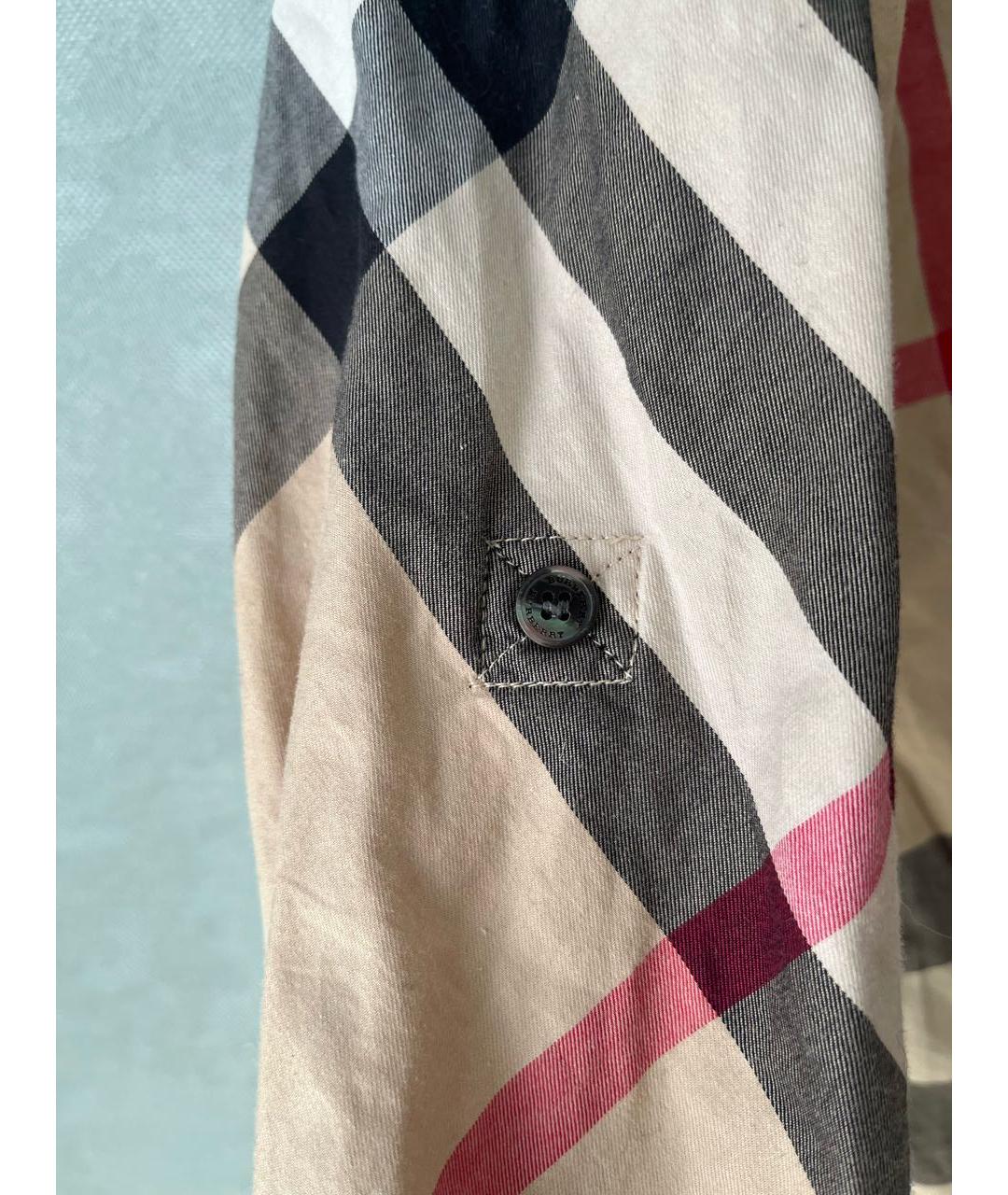 BURBERRY Мульти хлопковая рубашка, фото 4