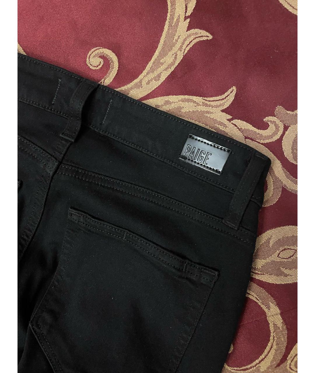 PAIGE Черные прямые джинсы, фото 4
