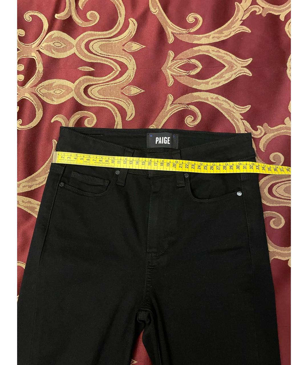 PAIGE Черные прямые джинсы, фото 6