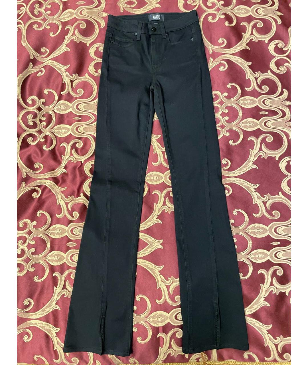 PAIGE Черные прямые джинсы, фото 9