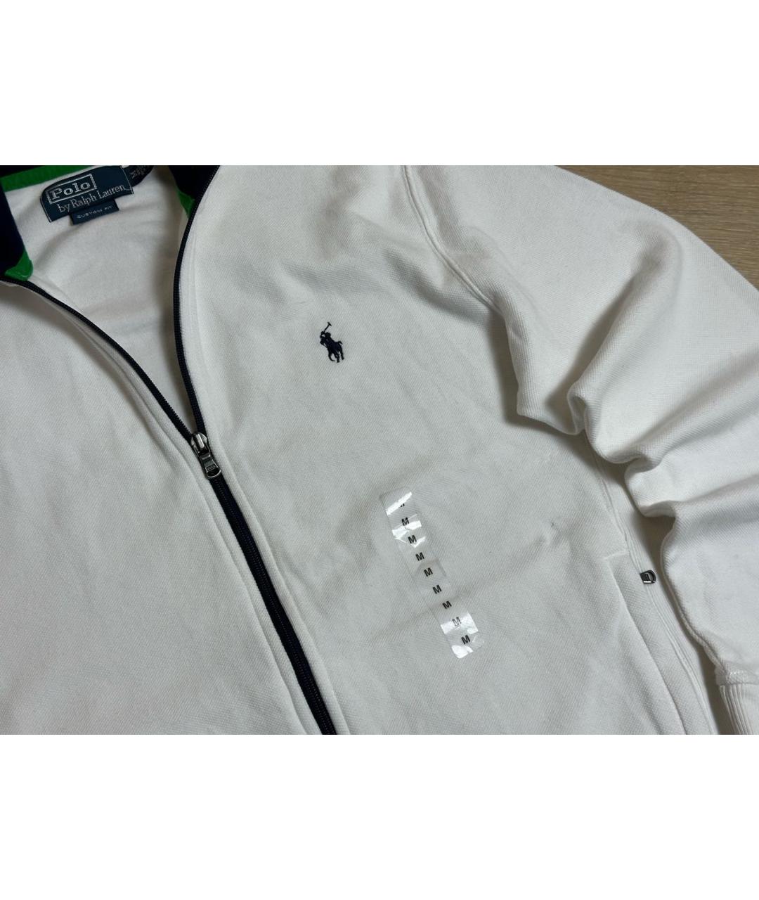 POLO RALPH LAUREN Белый хлопковый джемпер / свитер, фото 3