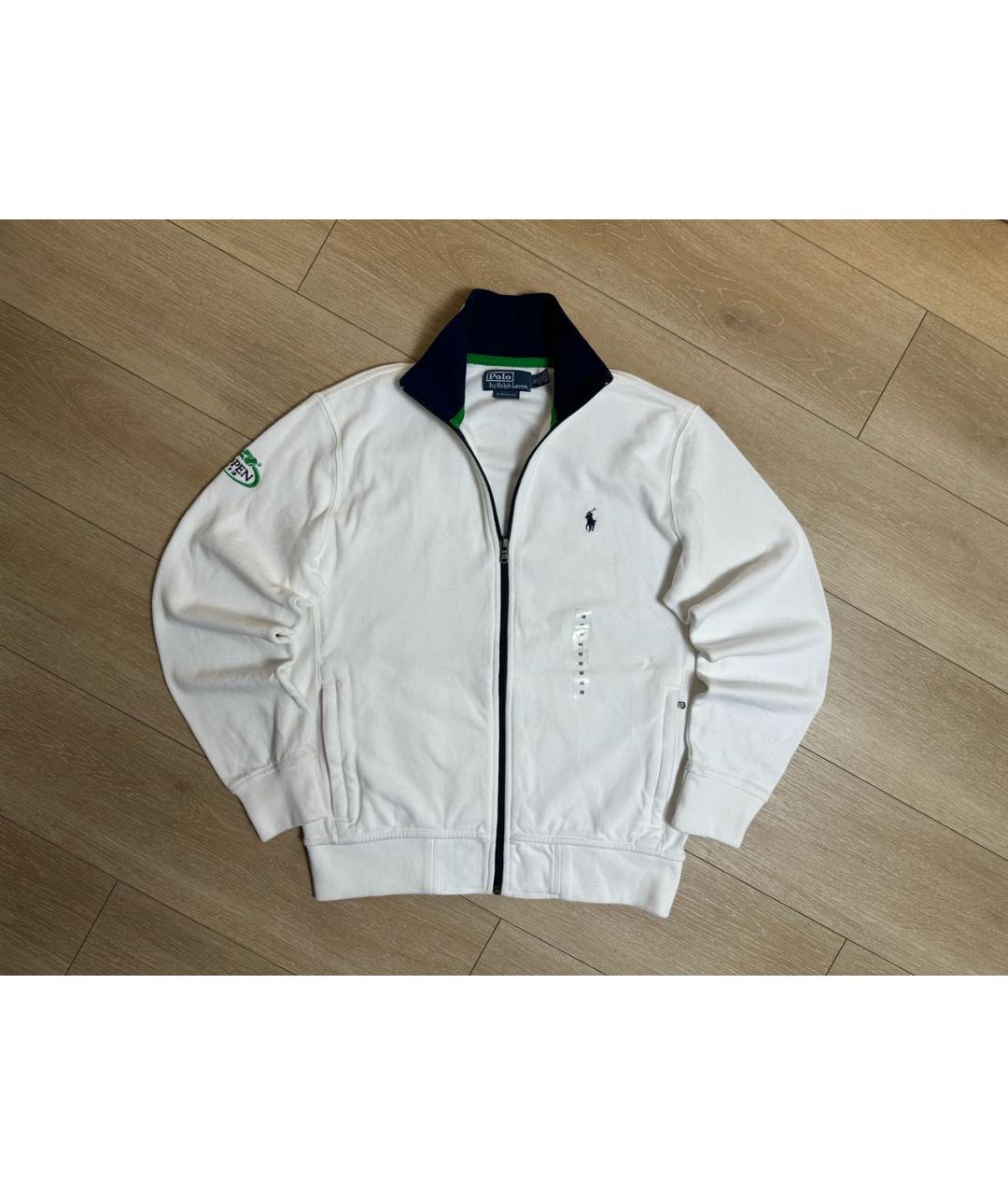 POLO RALPH LAUREN Белый хлопковый джемпер / свитер, фото 9