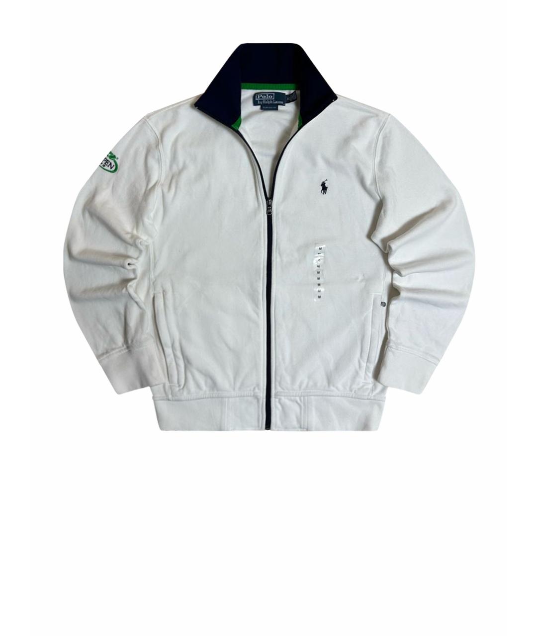 POLO RALPH LAUREN Белый хлопковый джемпер / свитер, фото 1