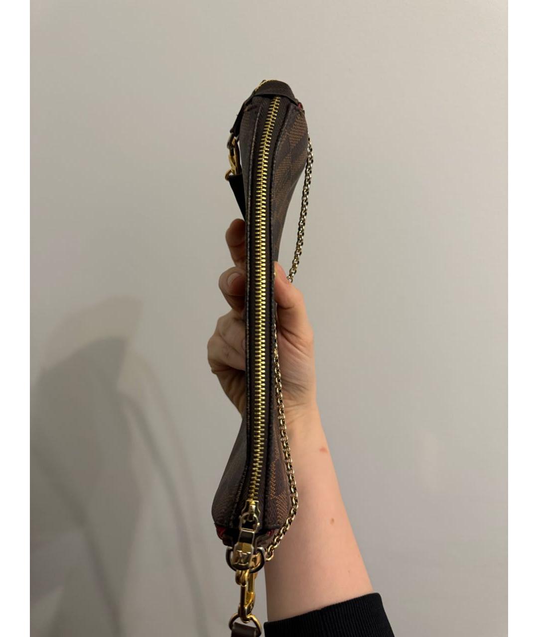 LOUIS VUITTON Коричневая сумка через плечо, фото 2