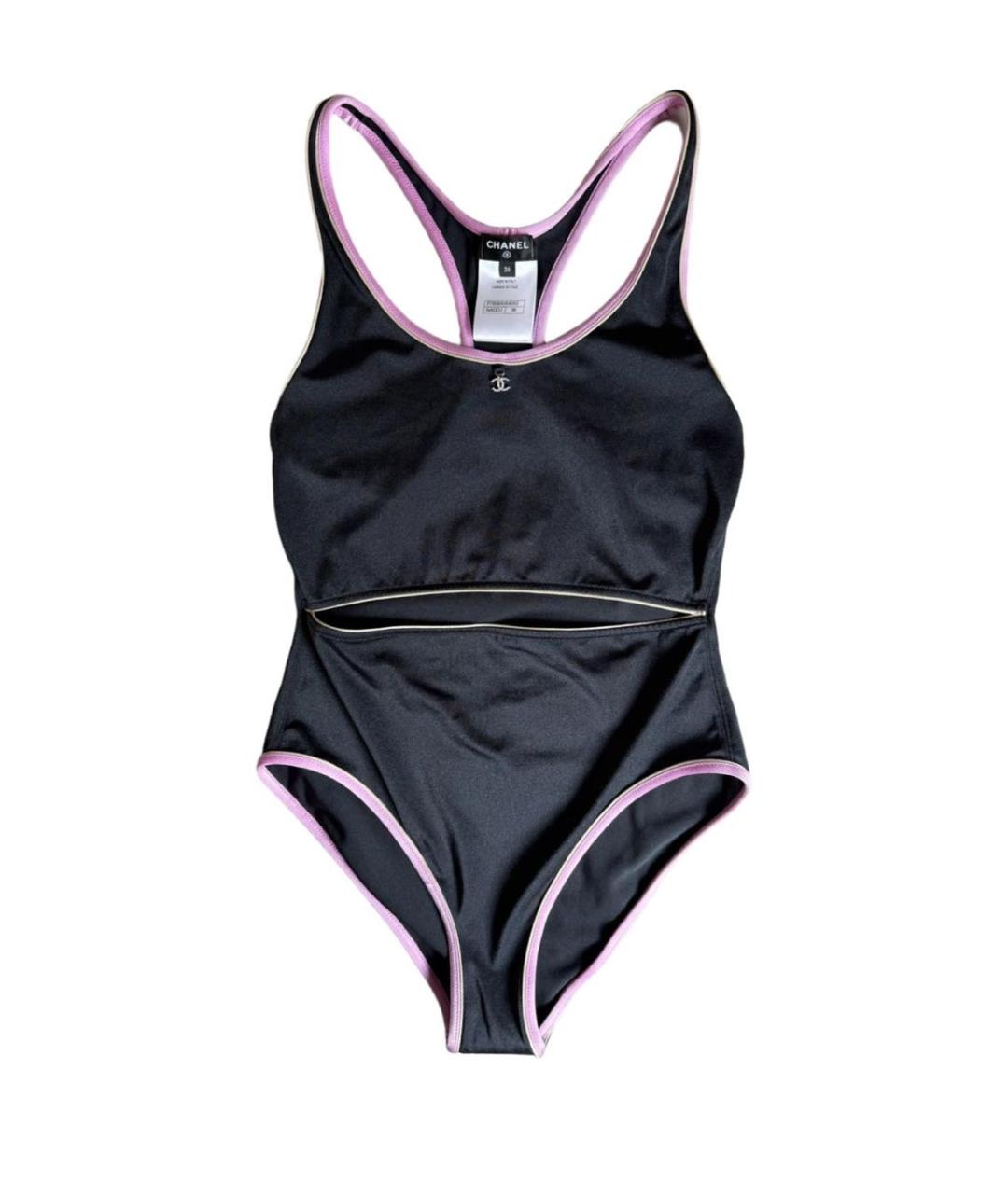 CHANEL Черный купальник, фото 3