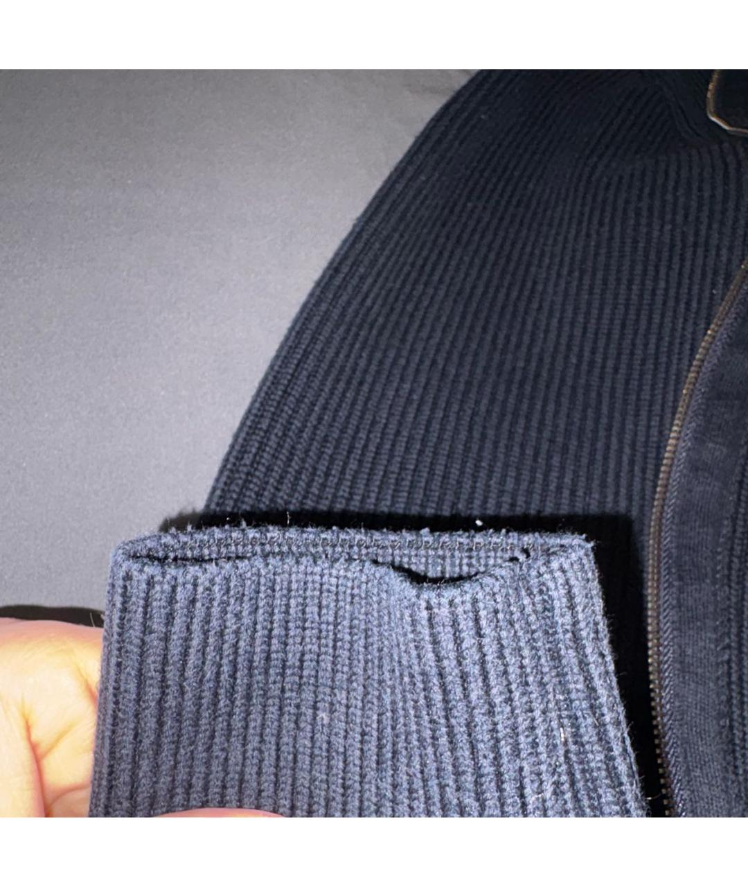 KITON Темно-синий кашемировый кардиган, фото 6