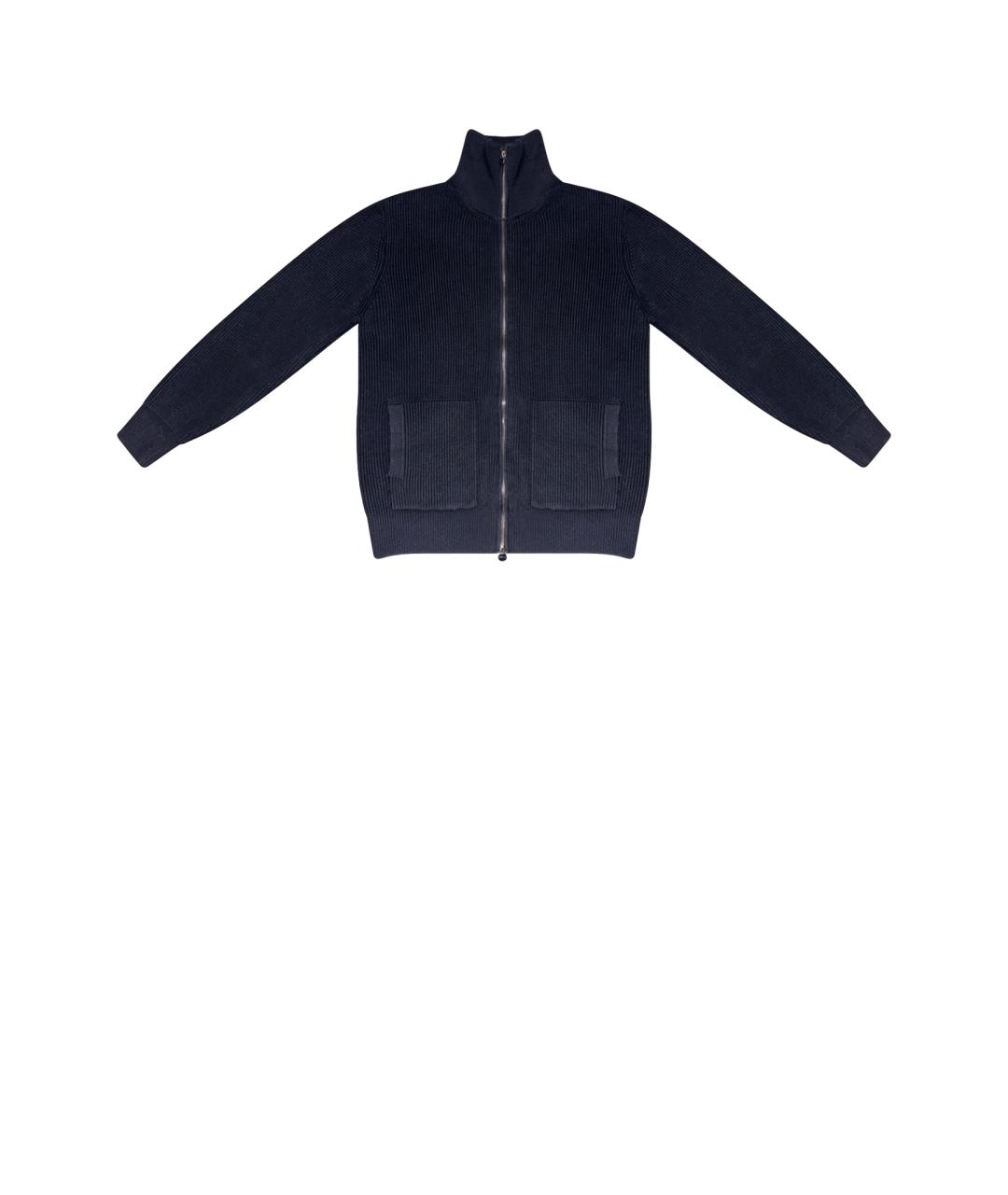 KITON Темно-синий кашемировый кардиган, фото 1