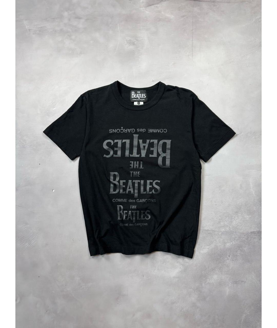 COMME DES GARÇONS Черная хлопковая футболка, фото 9