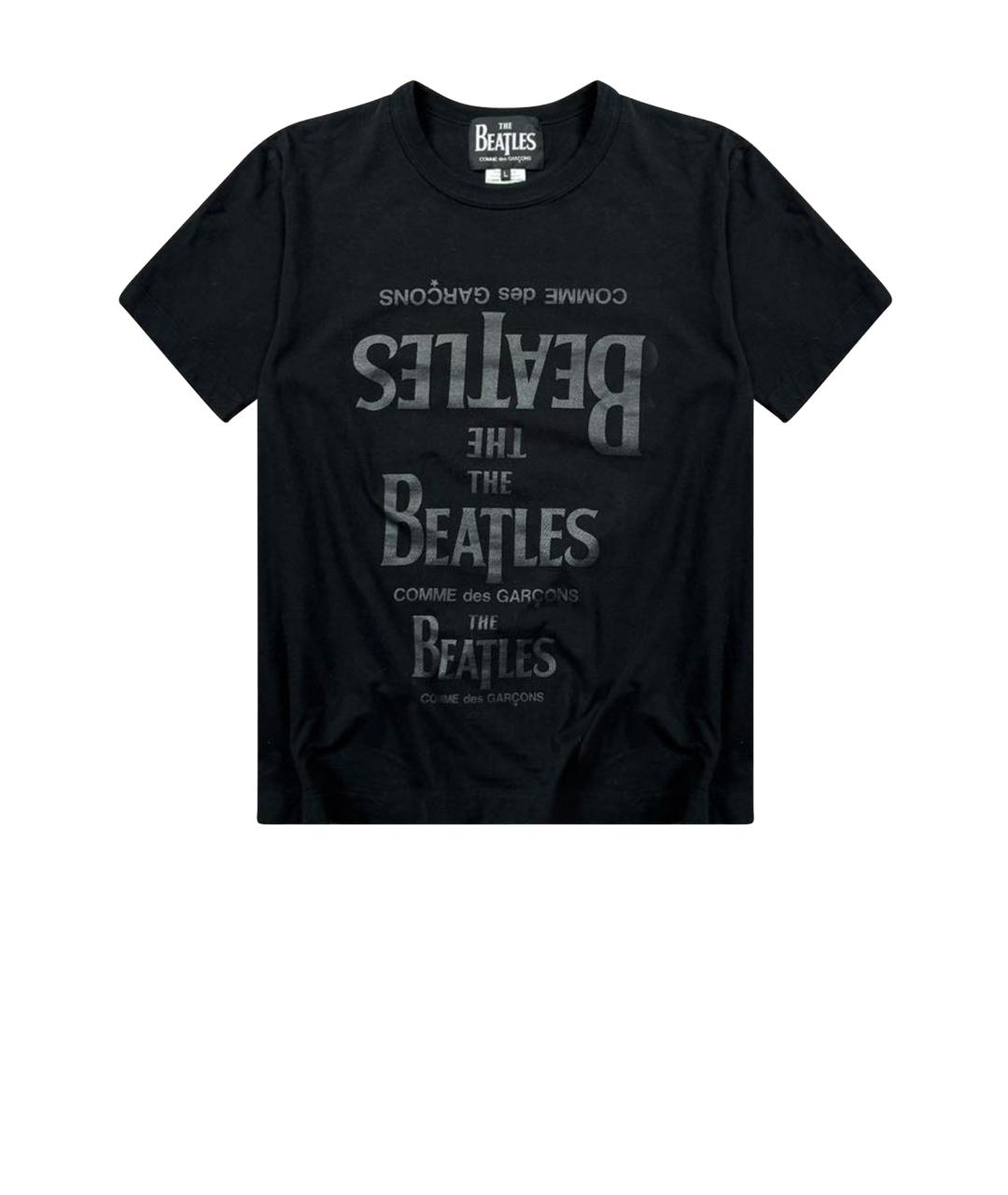 COMME DES GARÇONS Черная хлопковая футболка, фото 1