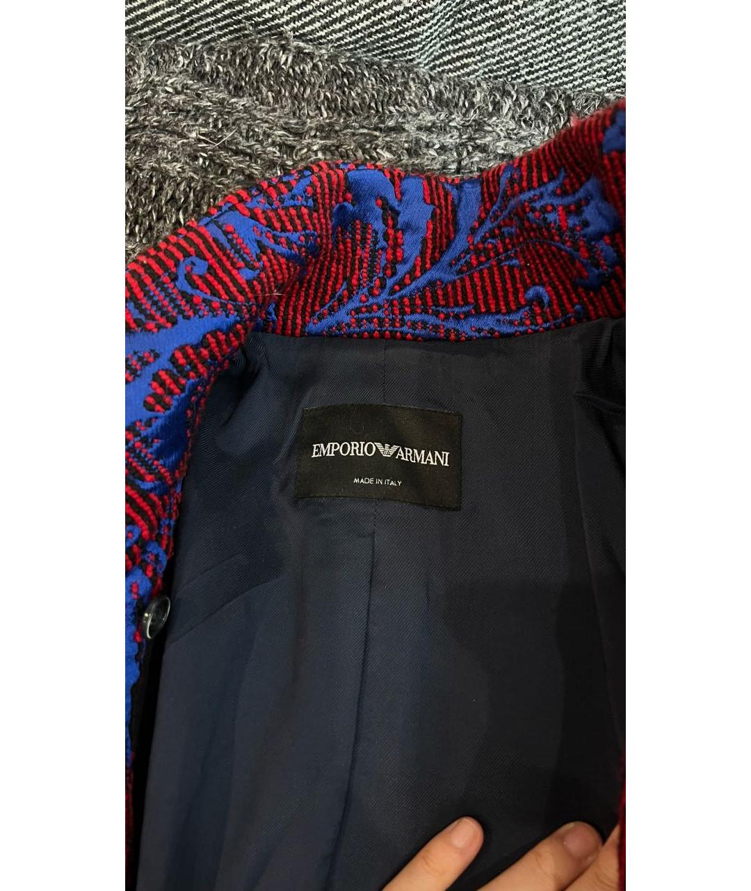 EMPORIO ARMANI Красное пальто, фото 3