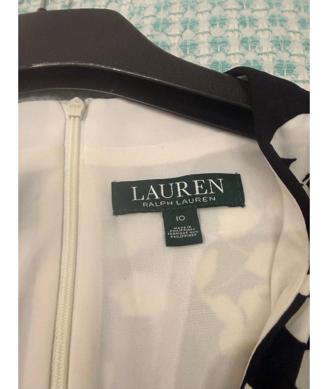 RALPH LAUREN Мульти полиэстеровое повседневное платье, фото 3