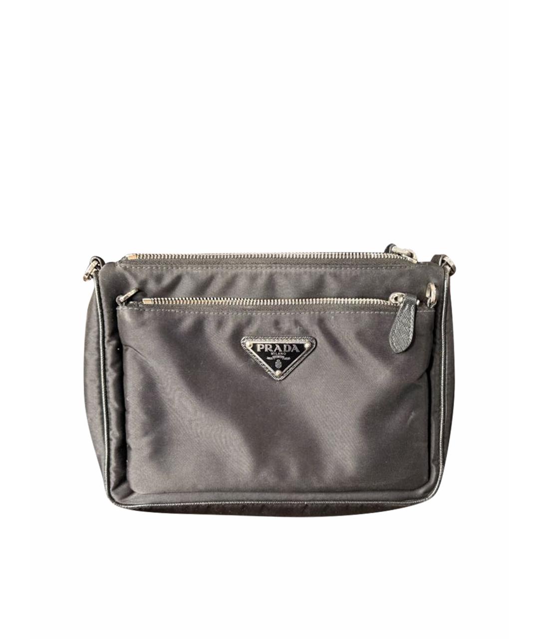 PRADA Черная сумка через плечо, фото 1