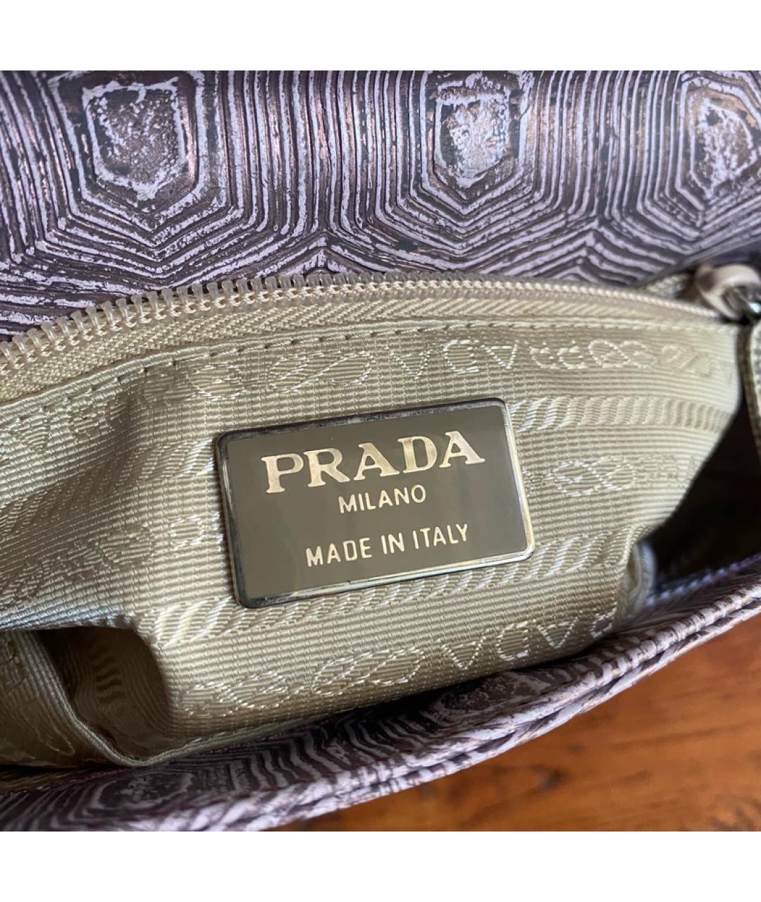 PRADA Фиолетовая сумка через плечо, фото 4