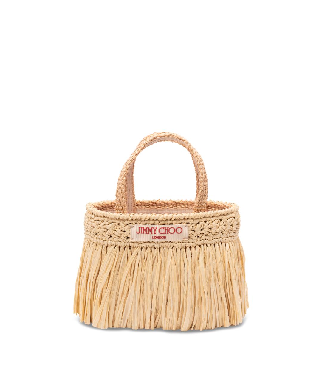 JIMMY CHOO Бежевая сумка тоут, фото 6