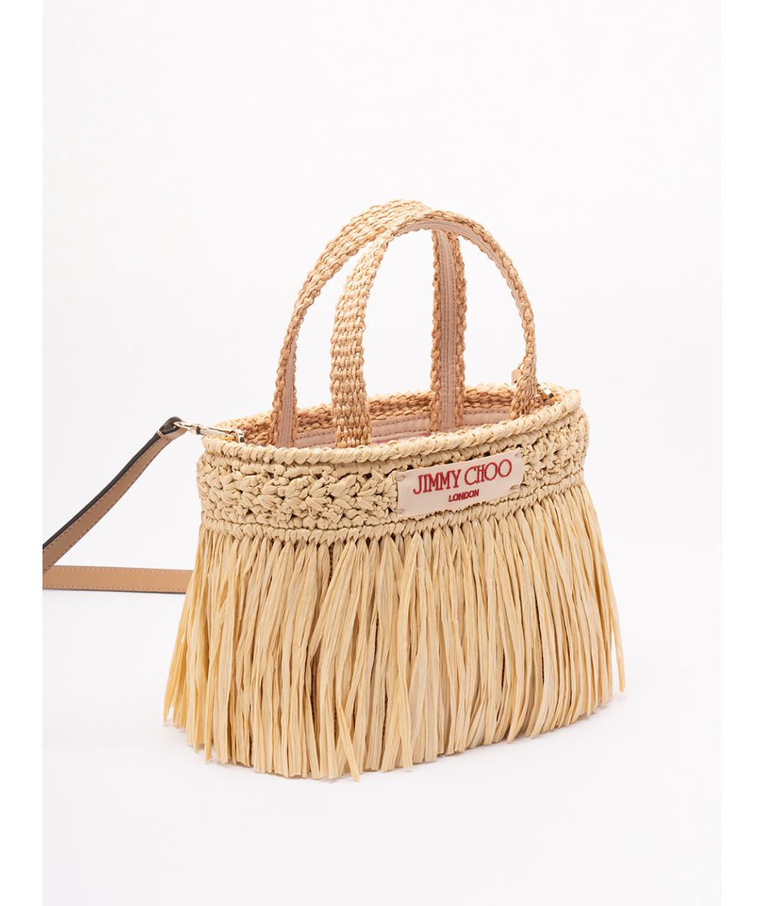JIMMY CHOO Бежевая сумка тоут, фото 3