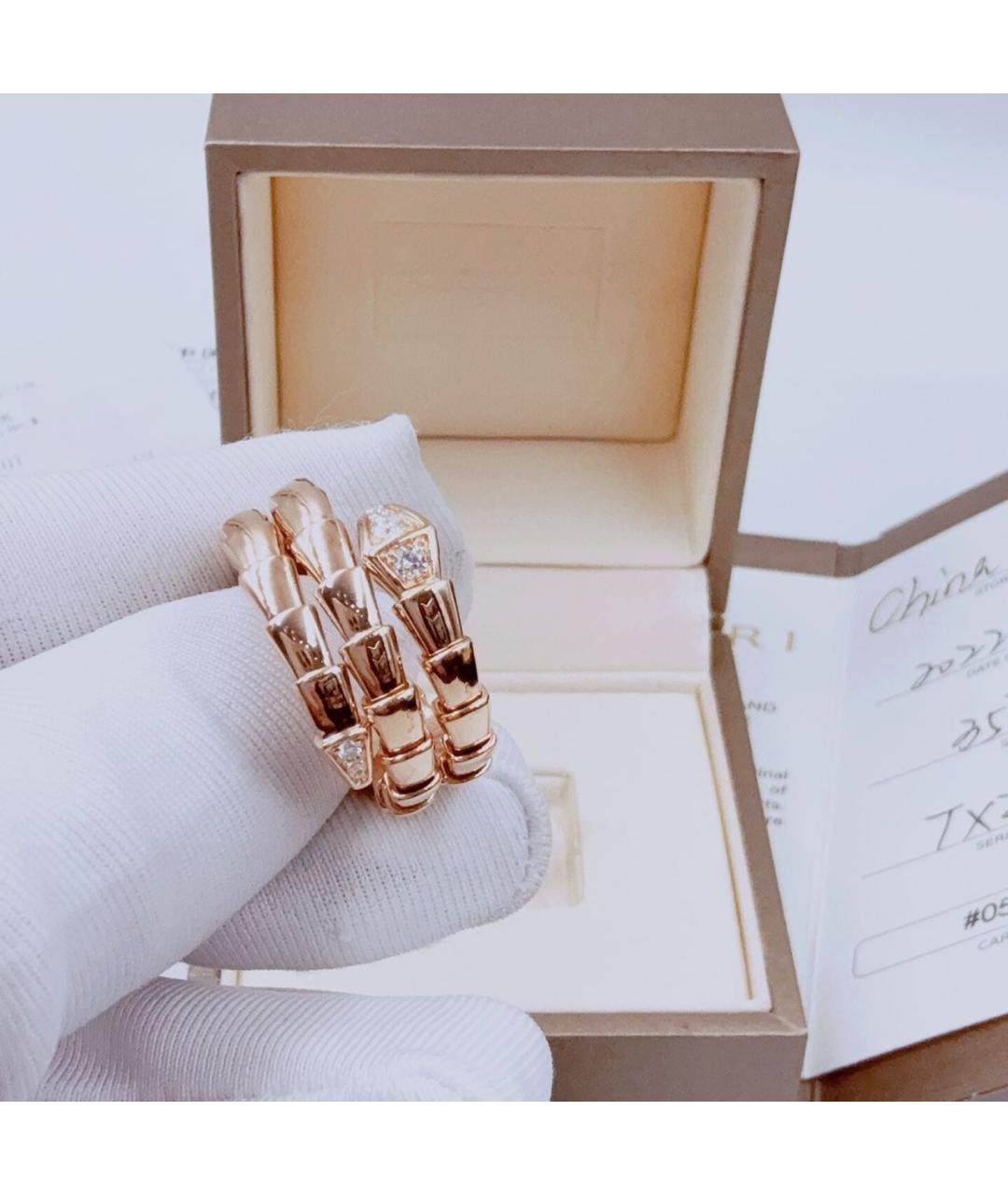 BVLGARI Розовое кольцо из розового золота, фото 2