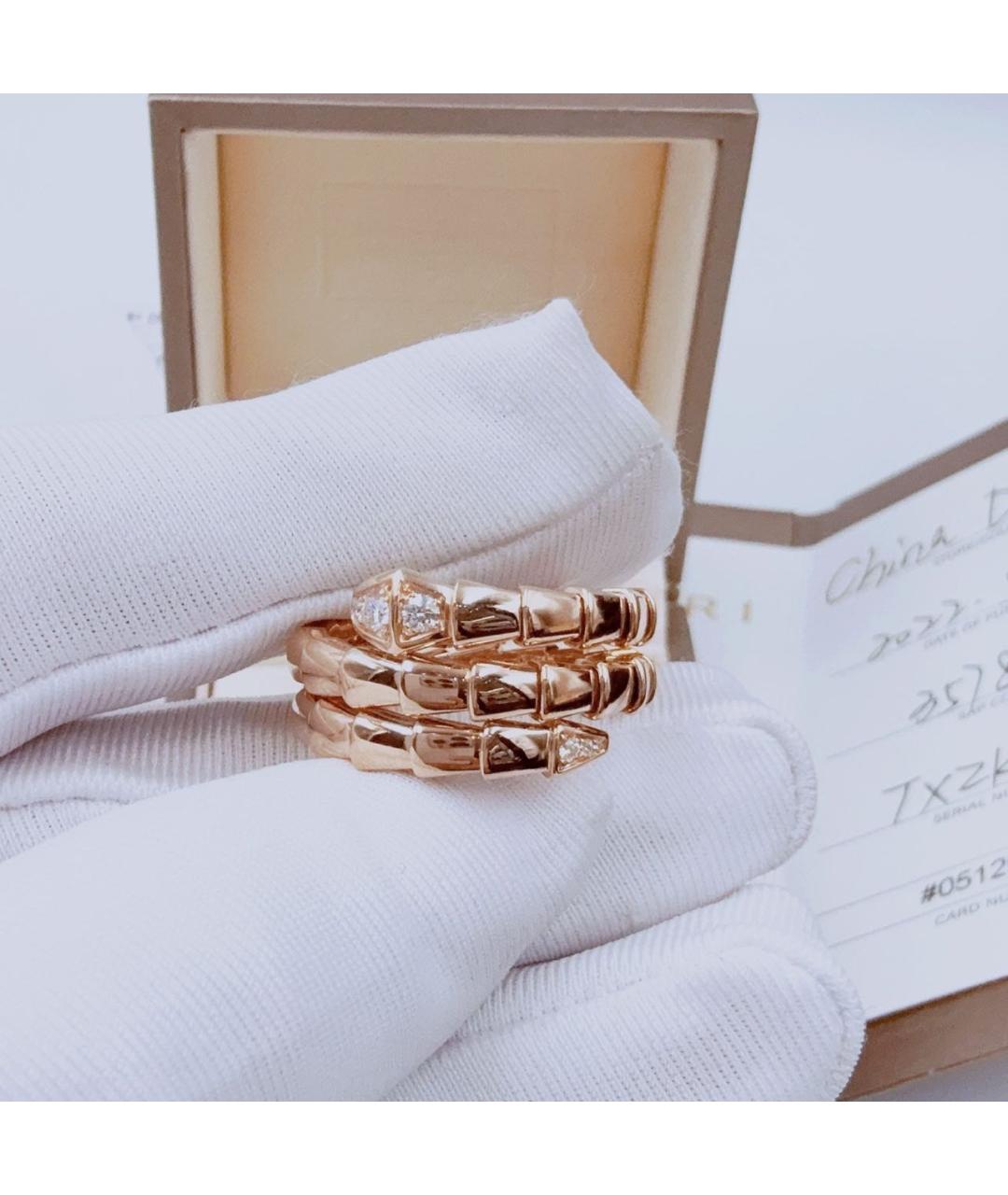 BVLGARI Розовое кольцо из розового золота, фото 6