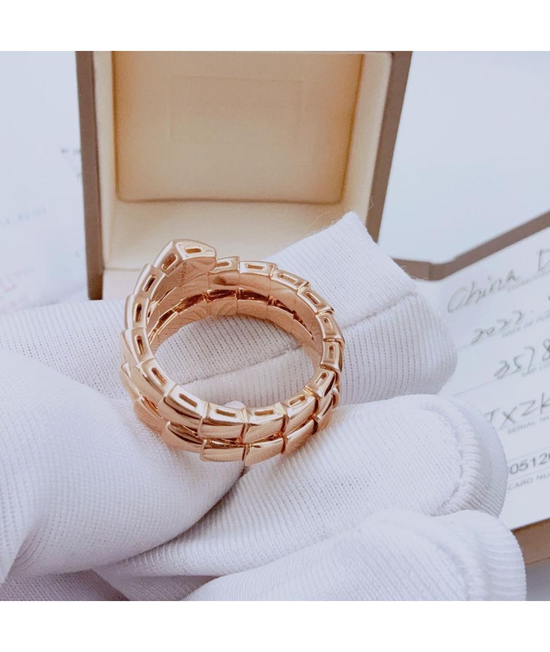 BVLGARI Розовое кольцо из розового золота, фото 5