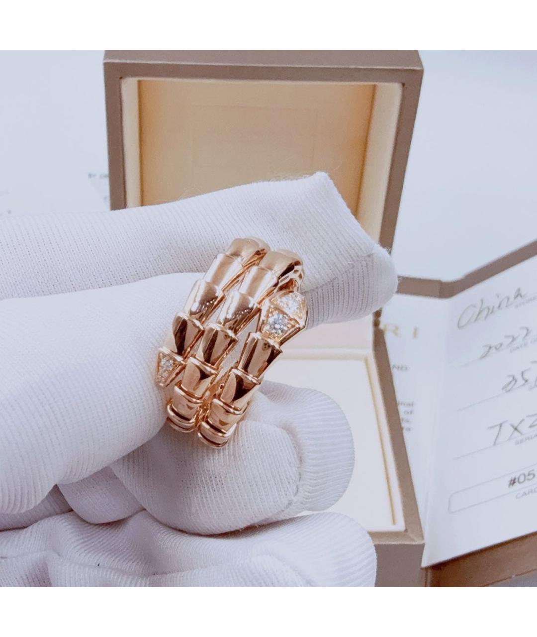 BVLGARI Розовое кольцо из розового золота, фото 3