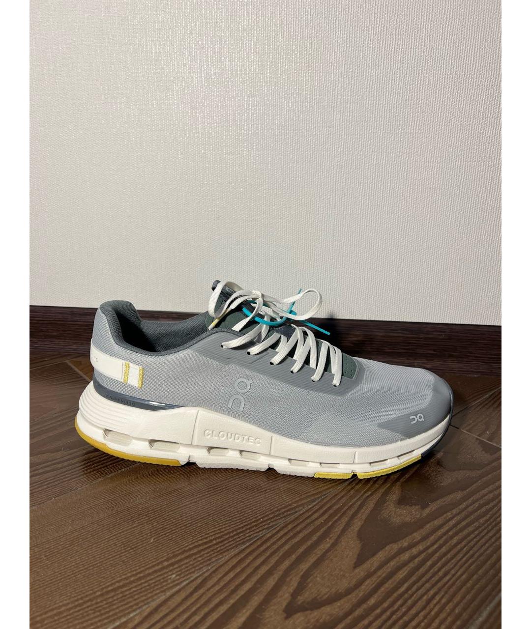 ON Серые текстильные высокие кроссовки / кеды, фото 5