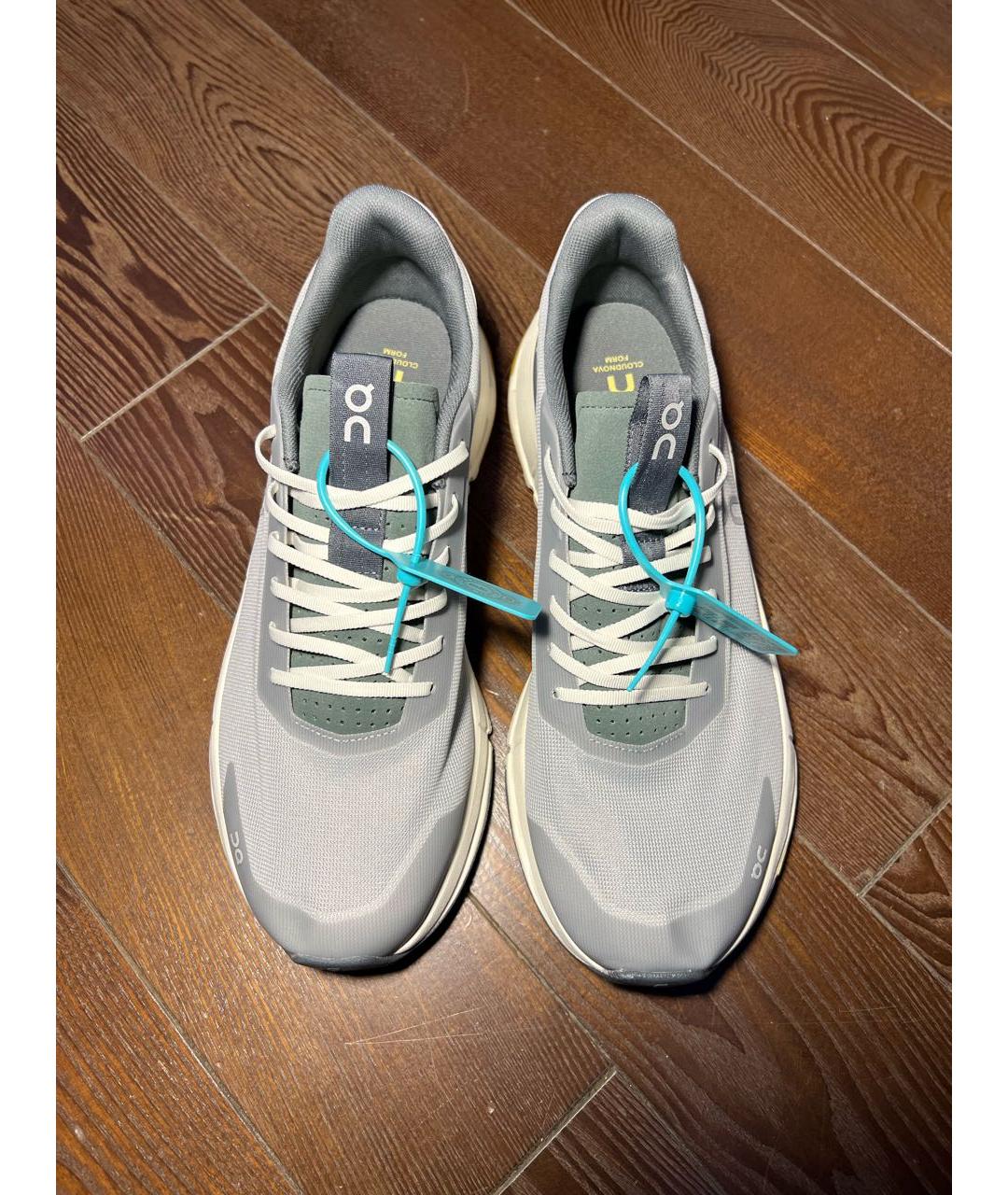 ON Серые текстильные высокие кроссовки / кеды, фото 2